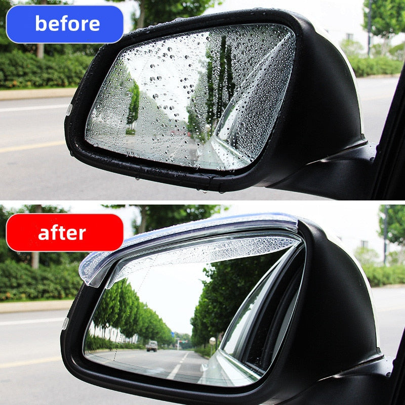 2Pcs Universal Protetor de Espelho Retrovisor P/ carro Clear View